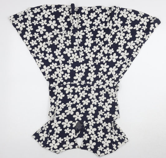 Club L Women's Blue Floral Skater Dress Size 10