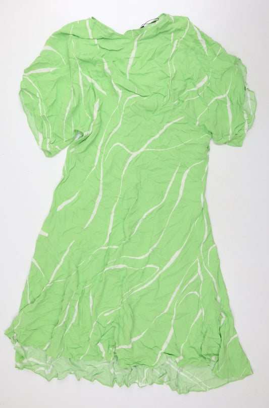 Marks and Spencer Women's Green Dress, Size 24