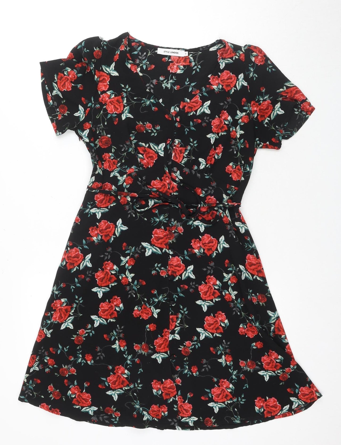 Style London Women's Multicoloured Floral Dress S