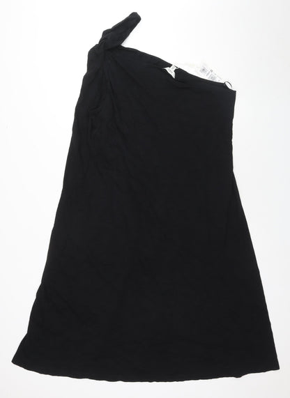 Marks and Spencer Women's Black Asymmetric Dress