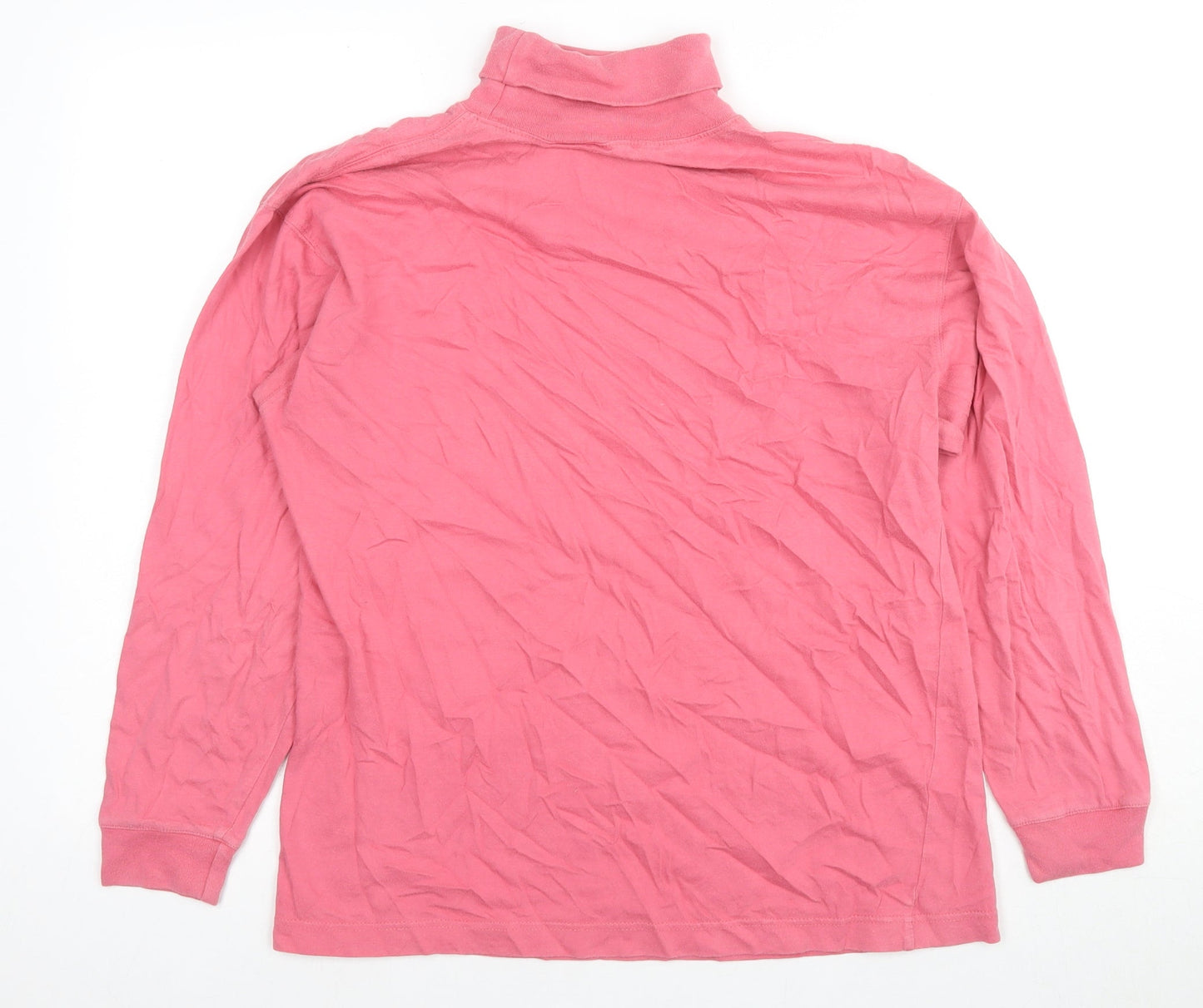 Womens UK Size S Jumper Pink Basic Blouse