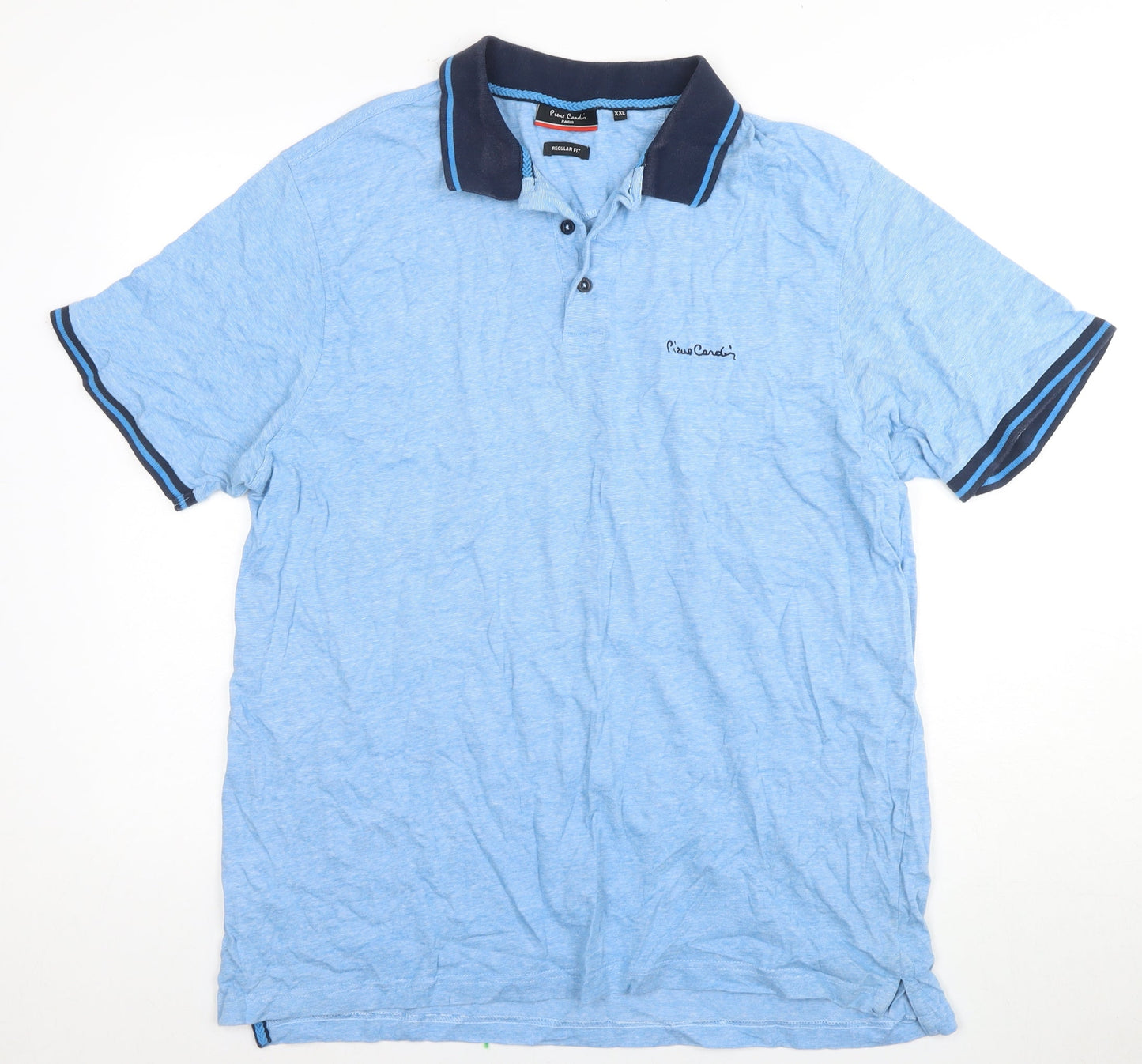Pierre Cardin Men's Blue 2XL Polo Shirt