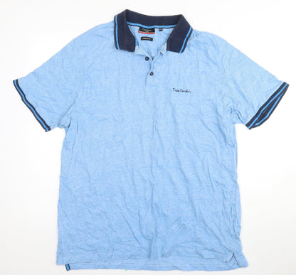 Pierre Cardin Men's Blue 2XL Polo Shirt