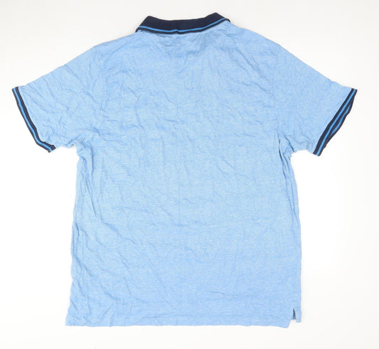 Pierre Cardin Men's Blue 2XL Polo Shirt