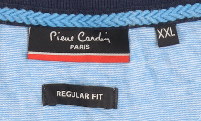 Pierre Cardin Men's Blue 2XL Polo Shirt