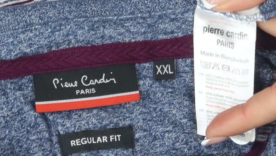 Pierre Cardin Men's Multi 2XL Striped Polo Shirt