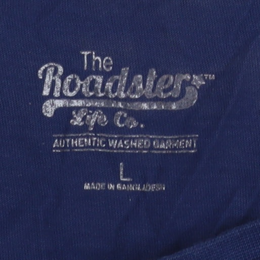 Roadster Blue Long Sleeve Unisex T-Shirt L