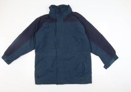 Alexandra Men's Blue Puffer Jacket, Size M, Water Resistant
