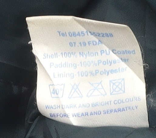 Alexandra Men's Blue Puffer Jacket, Size M, Water Resistant