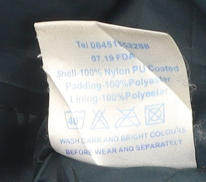 Alexandra Men's Blue Puffer Jacket, Size M, Water Resistant