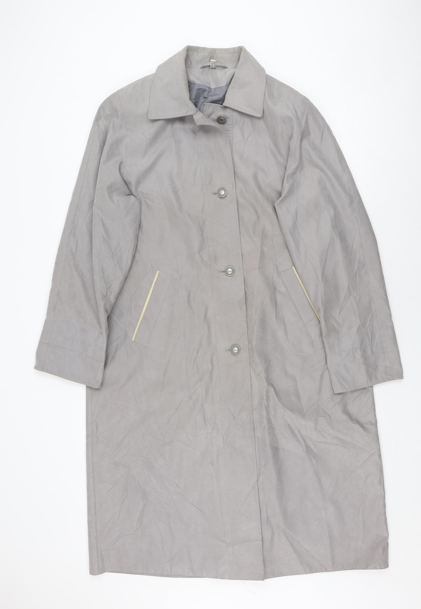 Womens UK Size 14 London Fog Grey Overcoat
