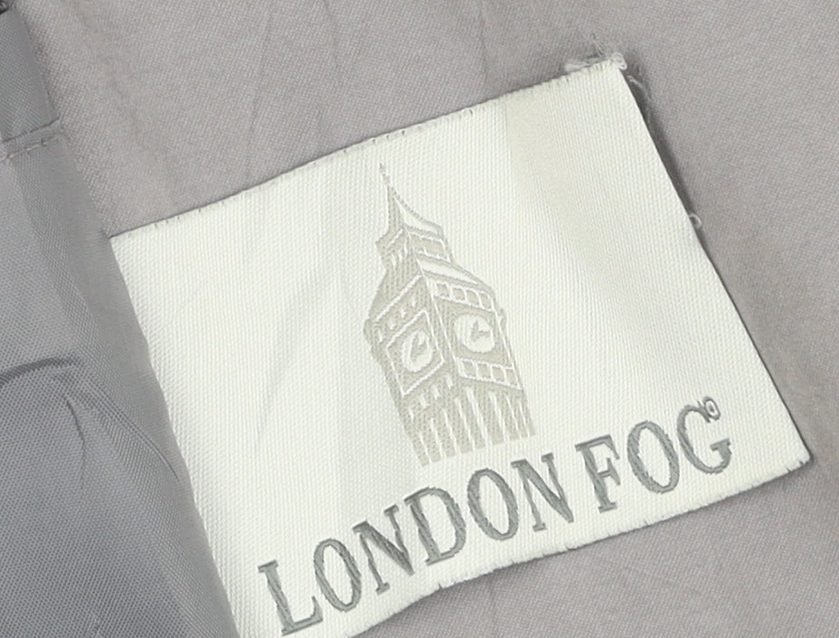 Womens UK Size 14 London Fog Grey Overcoat