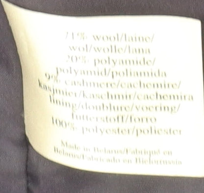 Laura Ashley Women's Purple Classic Overcoat Size 8 Formal