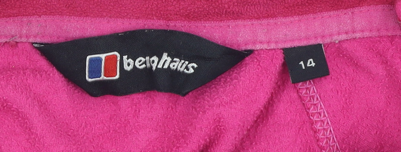 Berghaus Women's Pink Pullover Fleece Sweatshirt Size 14