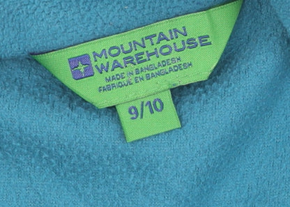 Mountain Warehouse Boys Blue 1/2 Zip Sweatshirt Fleece 9 Years