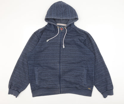 Mens UK Size XL Lee Cooper Blue Hooded