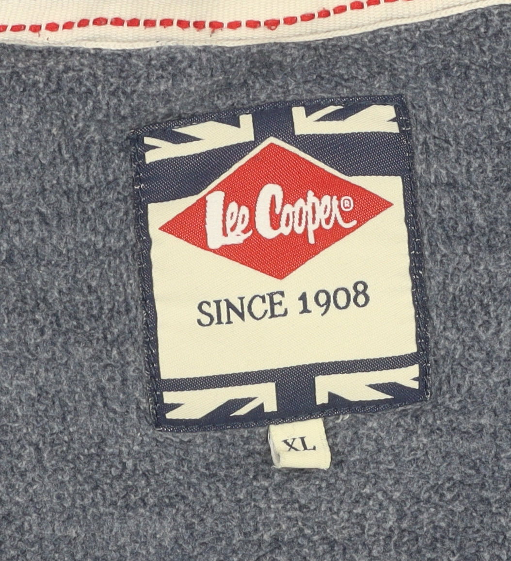Mens UK Size XL Lee Cooper Blue Hooded