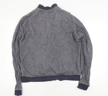 Mens UK Size L Pretty Green Grey Bomber Jacket