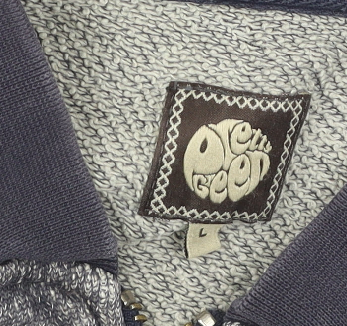 Mens UK Size L Pretty Green Grey Bomber Jacket