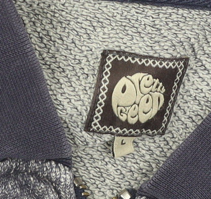 Mens UK Size L Pretty Green Grey Bomber Jacket