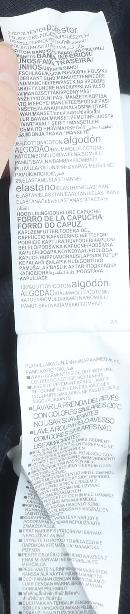 Under Armour Men's Black Hoodie M Logo Fleece Pullover