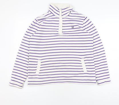 Crew Clothing Co. Women's Purple Sweatshirt, Size 12