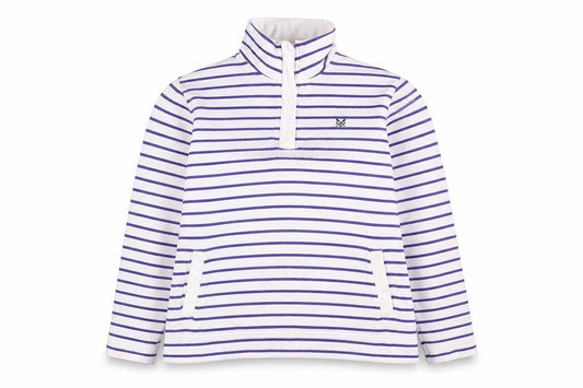 Front view of Crew Clothing Women's Purple Sweatshirt, size 12