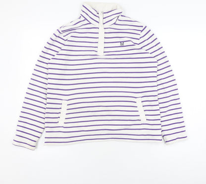Crew Clothing Co. Women's Purple Sweatshirt, Size 12