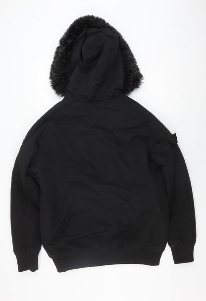 Mens UK Size S Goodfornothing Black Bomber Jacket
