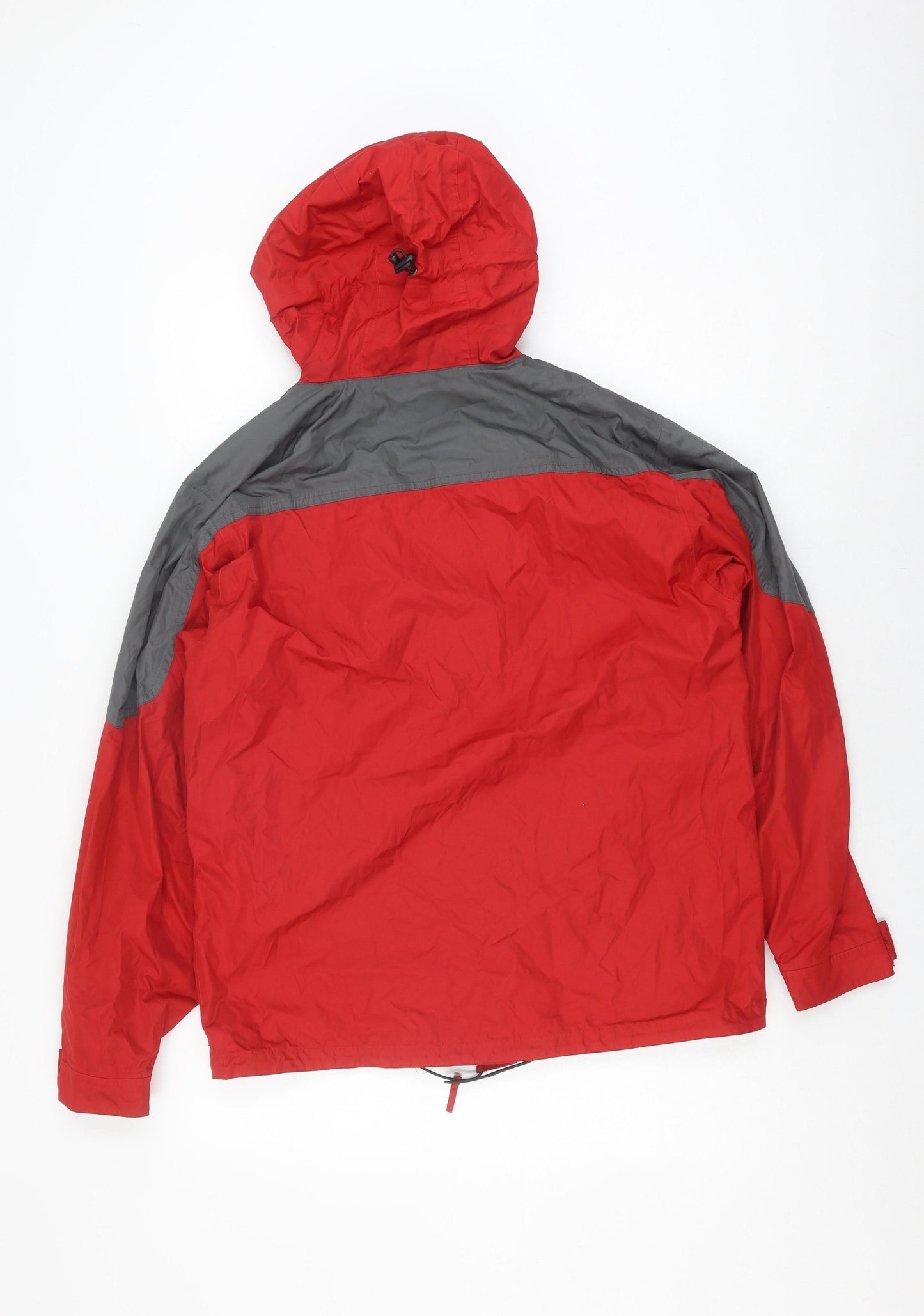 Mens UK Size M Loop Red Rain Coat