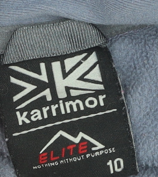 Karrimor Women's Blue Fleece Pullover Hoodie Size 10