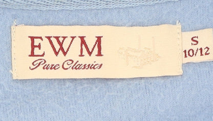 EWM Pure Classics Women's Blue Zip Sweatshirt Size 10