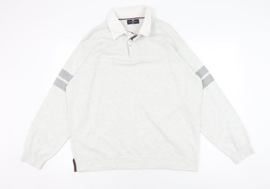 Mens UK Size XL Marks and Spencer Beige Pullover Sweatshirt