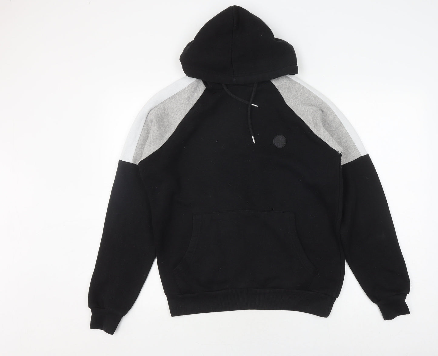 Mens UK Size S Soul Star Black Pullover Hoodie