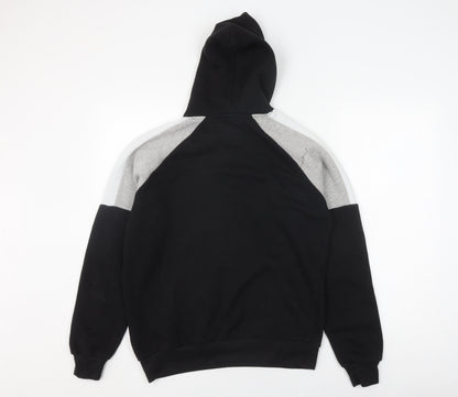Mens UK Size S Soul Star Black Pullover Hoodie