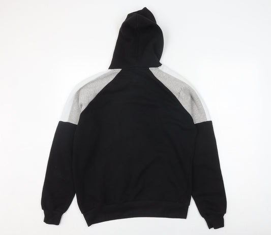 Mens UK Size S Soul Star Black Pullover Hoodie