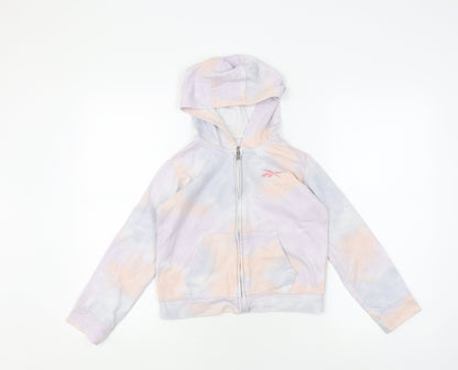 Reebok Girls Multicoloured Full Zip Hoodie 8-9 Years