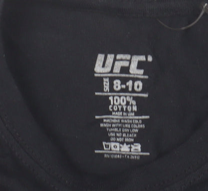 UFC Boys Black Graphic T-Shirt 8-10 Years