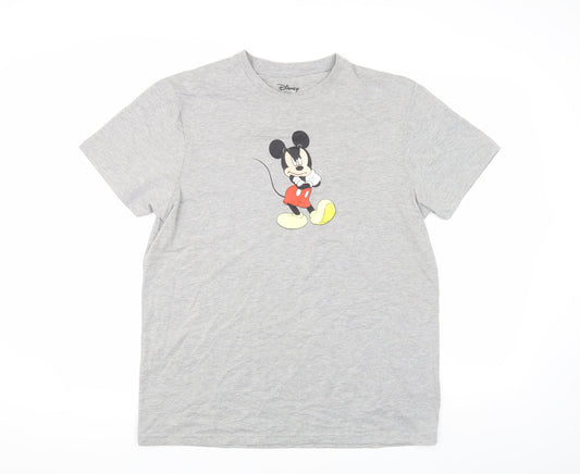 Mens UK Size 2XL Disney Grey  T-Shirt