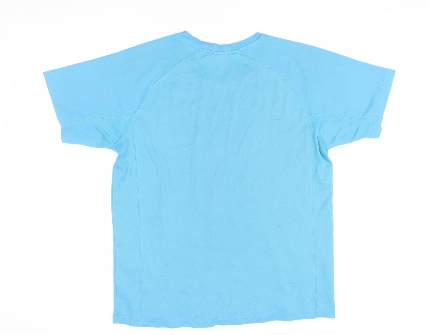 Puma Unisex Blue Running T-Shirt M Lightweight Logo