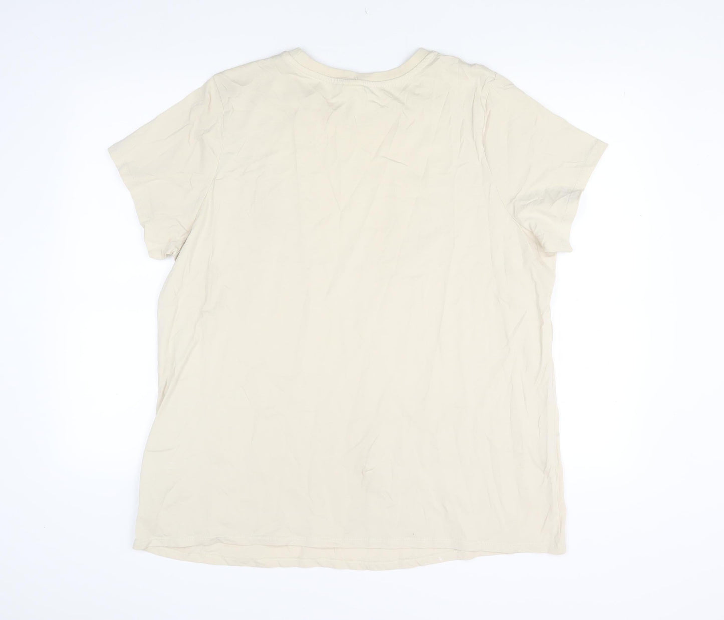 Womens UK Size 20 Disney Beige  T-Shirt