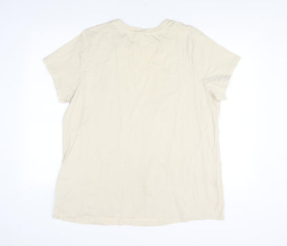 Womens UK Size 20 Disney Beige  T-Shirt