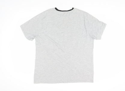 George Men's Grey Star Wars Mandalorian T-Shirt L