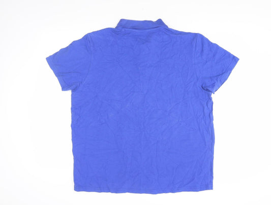 Maine Men's Blue XL Regular Fit Polo Shirt