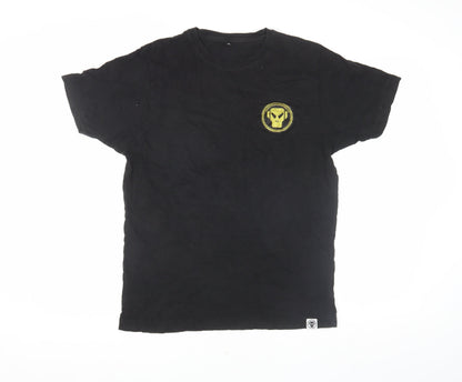 Mens UK Size M Continental Black  T-Shirt