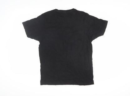 Mens UK Size M Continental Black  T-Shirt