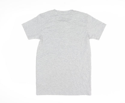 Mens UK Size S Intense Grey  T-Shirt