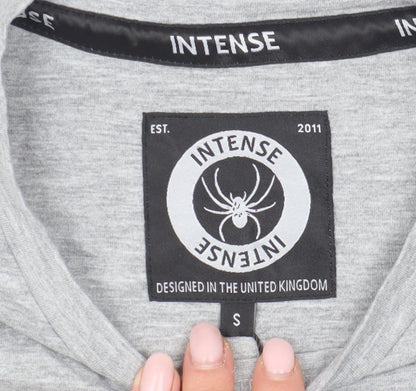 Mens UK Size S Intense Grey  T-Shirt