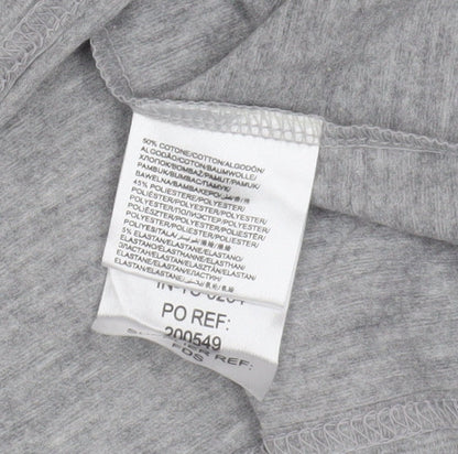Mens UK Size S Intense Grey  T-Shirt