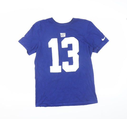 Nike Men's Blue Athletic Sports T-Shirt S